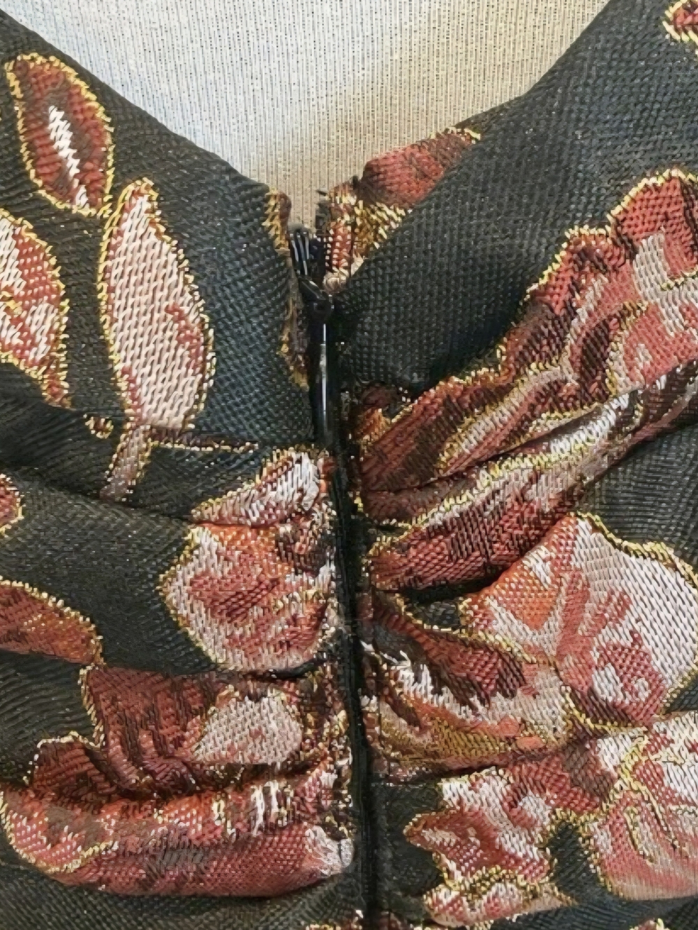 Petal & Pup Off-Shoulder Floral Maxi Dress in Brown and Black - Picture 9 of 11